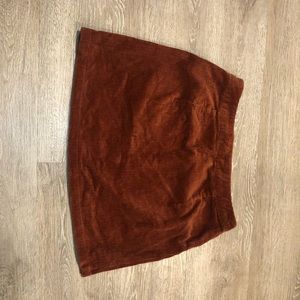 Corduroy skirt